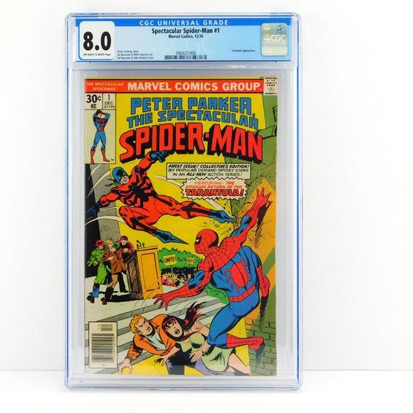 Peter Parker SPECTACULAR SPIDER-MAN #1 CGC 8.0 1976 - Picture 1 of 2